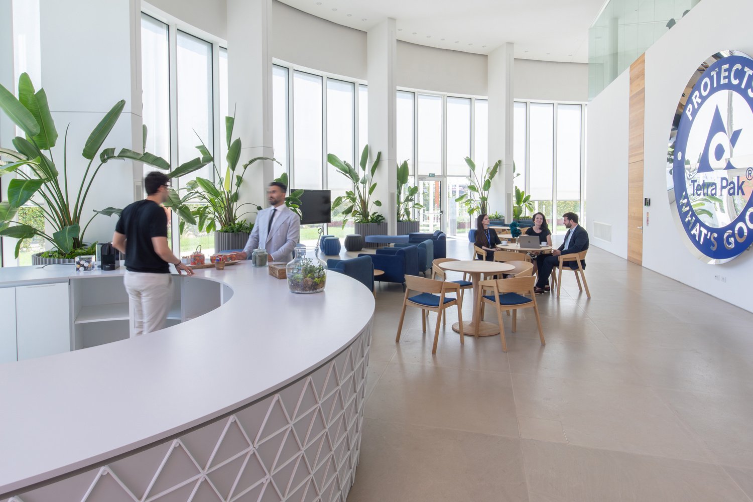 Tetra Pak - Hospitality is a space that provides a relaxed and more informal setting 